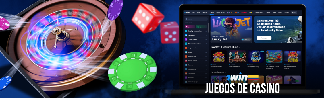 1Win casino juegos tragamonedas póker y más